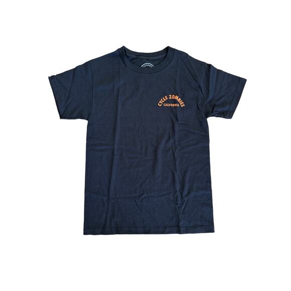 Cycle Zombies - Everyday T-Shirt in Black and Orange - Picture 1 of 3